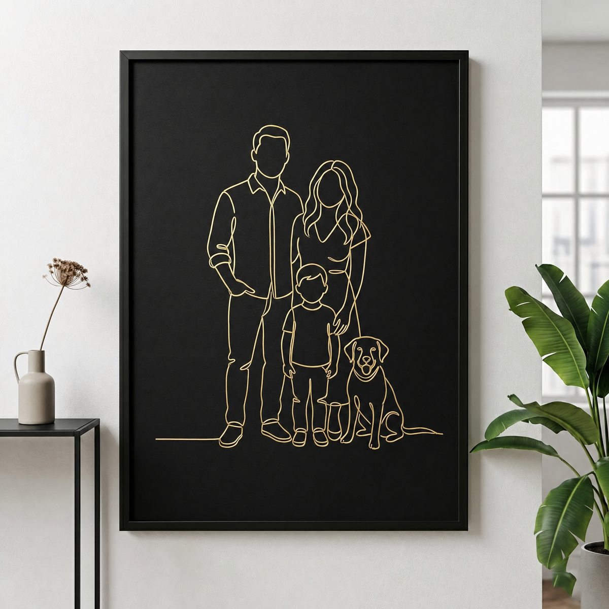 Einzigartiges Familienporträt