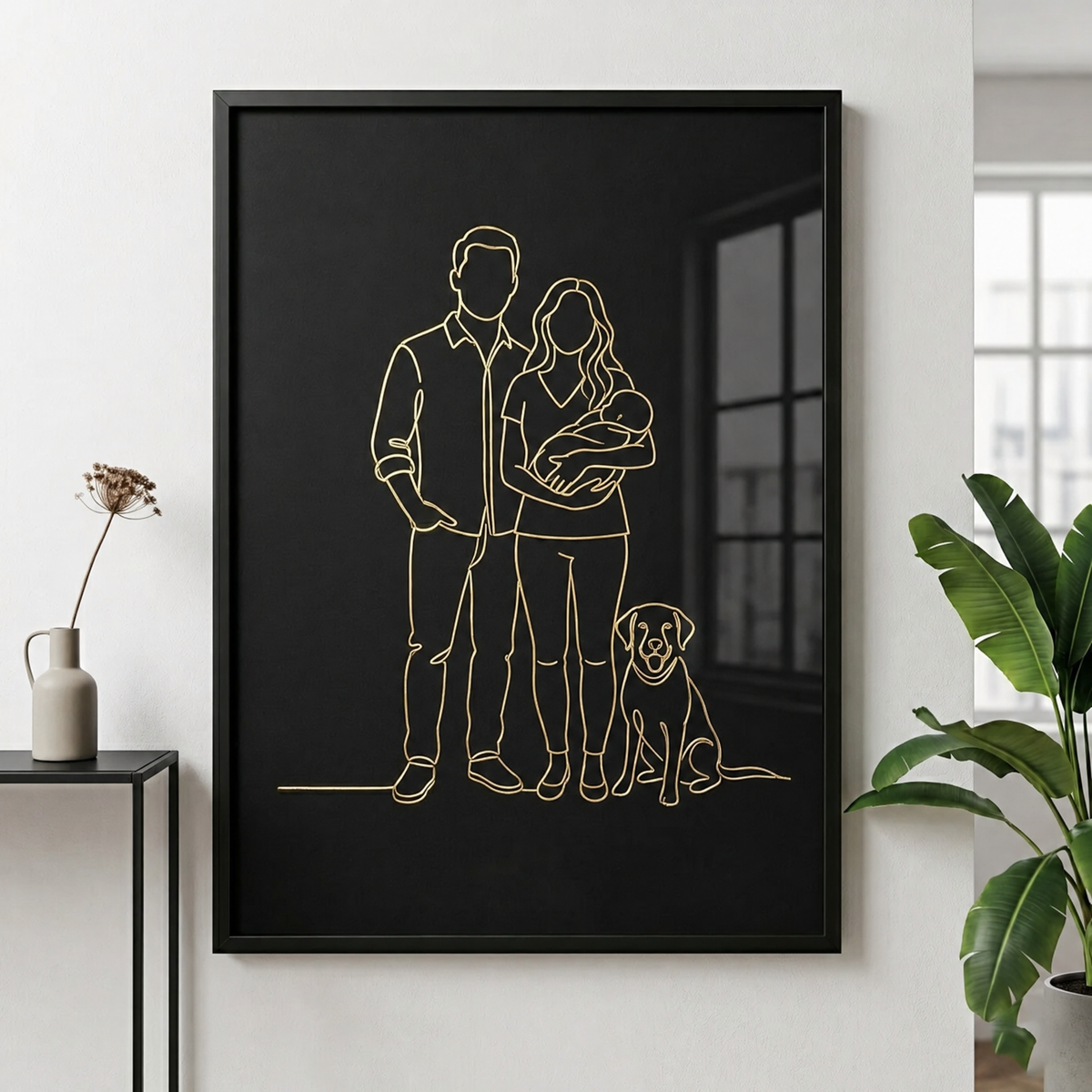 Einzigartiges Familienporträt